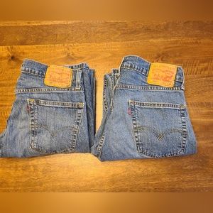 SOLD- Lot of 2 Levis 505 Straight leg Jeans